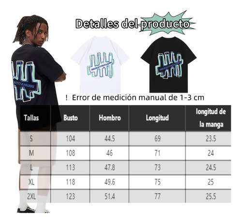 Playera Estampada De Moda De Manga Corta Para Hombre Cool