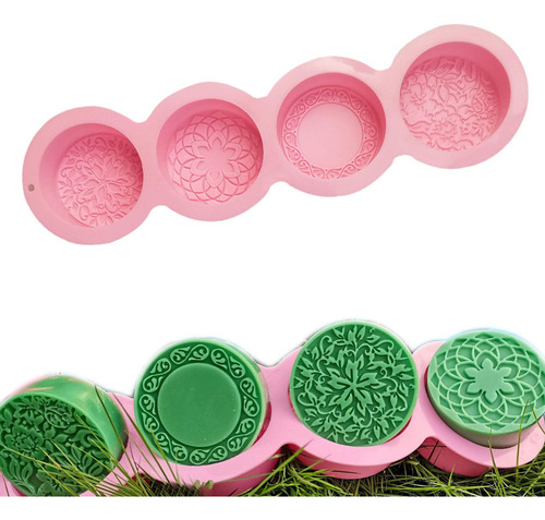 Molde De Silicona Para Jabón Para Hacer Jabón, Rosado