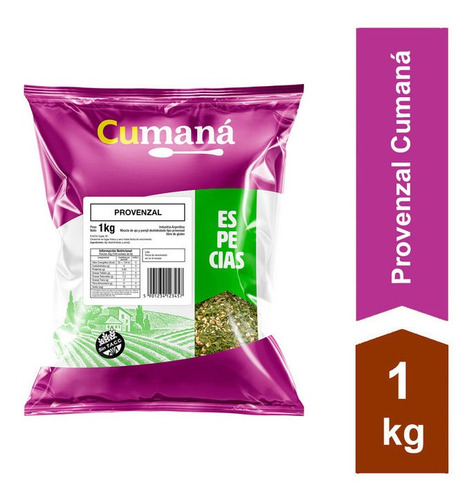 Provenzal Desihdratado Cumana Bolsa Sin Tacc X 1 Kg