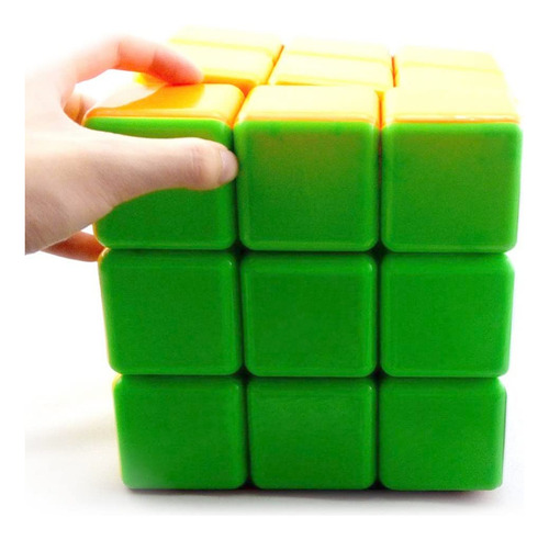 Cubo De Velocidad 3x3 Grande Sin Calcomanías