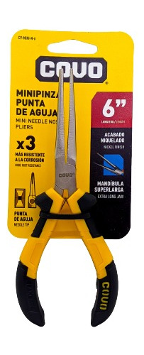 Mini Pinza Punta De Aguja 6  Marca Covo 