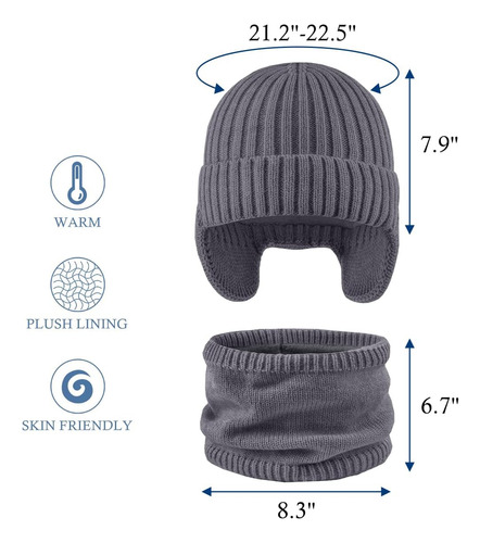 Juego De Gorro Y Bufanda Para Niños