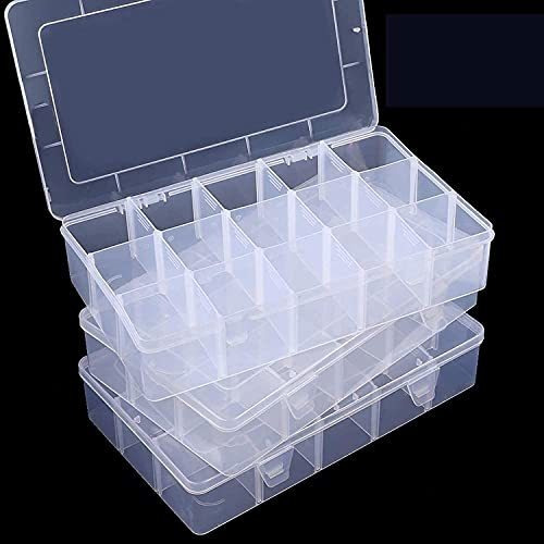 Sghuo 3 Pack 15 Cuadrículas Caja De Organizador De 5kp1i