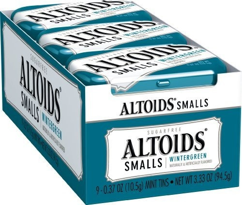 Mentas Altoids Smalls Azúcar Wintergreen Mentas, 0.37 Onzas 