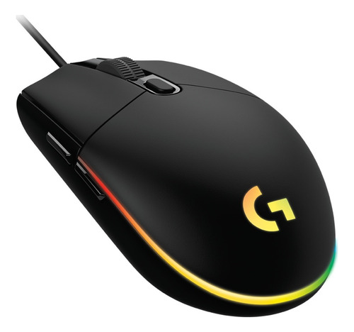 Mouse Gamer Logitech Óptico G203 Lightsync, Alámbrico, Usb