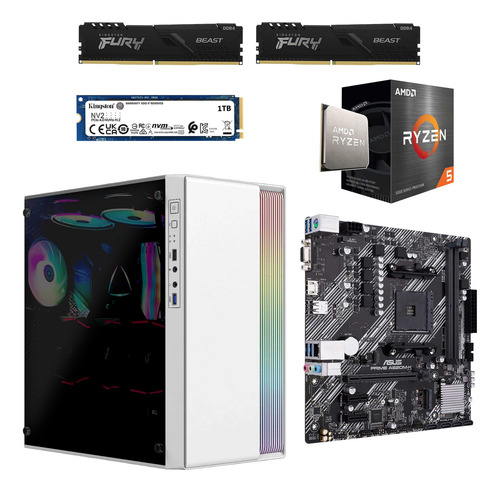 Pc Gamer Monitor 21.5 Ryzen 5 5600gt Ram 32 Gb Ssd 1 Tb