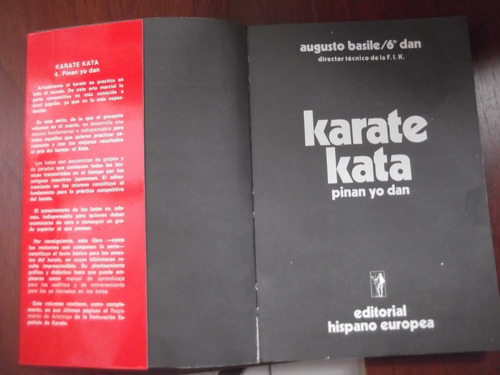 Karate Kata 4 Pinan Yo Dan Augusto Basile 6to Dan (Usado)