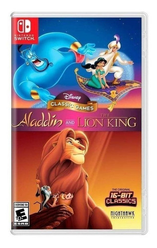 Disney Classic Games: Aladdin and The Lion King  Disney Interactive Studios Nintendo Switch Físico