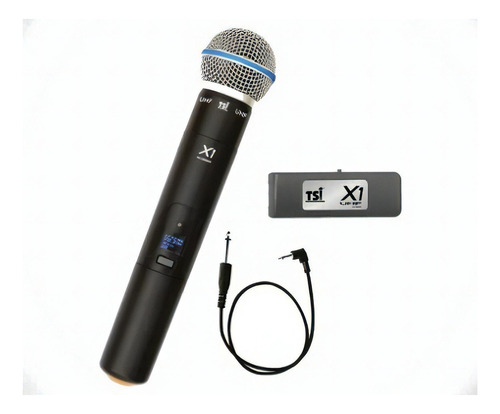 Microfone TSI X1-UHF Dinâmico Cardioide