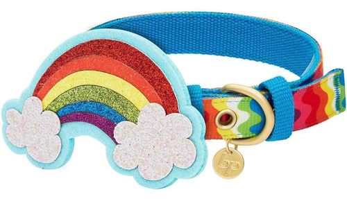 Blueberry Pet Rainbow Ripple Dream - Collar Ajustable Para P