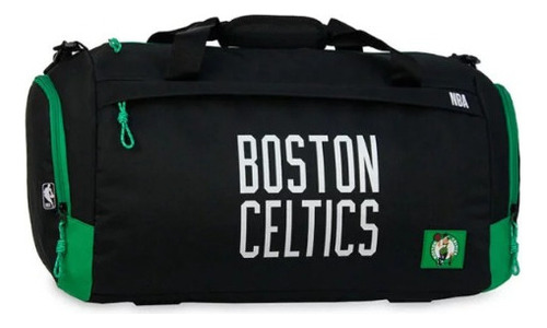 Bolso Botinero Nba Equipos Basketball Deportivo Amplio Gym Color Negro-27658