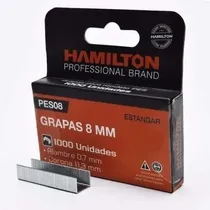 Comprar Grapas Grampa Engrapadora 8 Mm X 1000u Hamilton Pes08 Berte