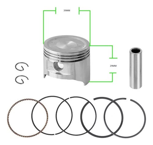 Kit Pistón Y Anillos Desmalezadora Honda Gx35 Hht35 Hht35s