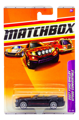 2007 Ford Shelby Gt500 Convertible Matchbox 2010 Mattel