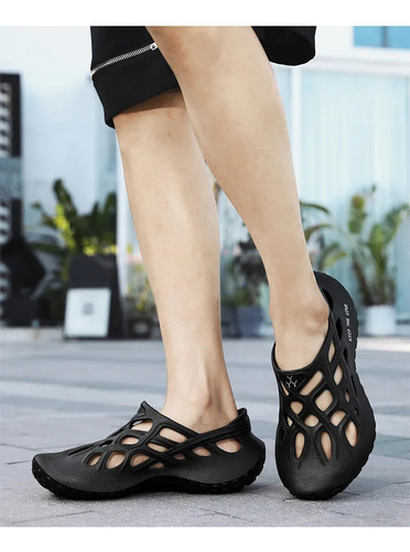 Sandalias Tipo Zueco De Playa Eva Para Hombre, Zapatos Casua