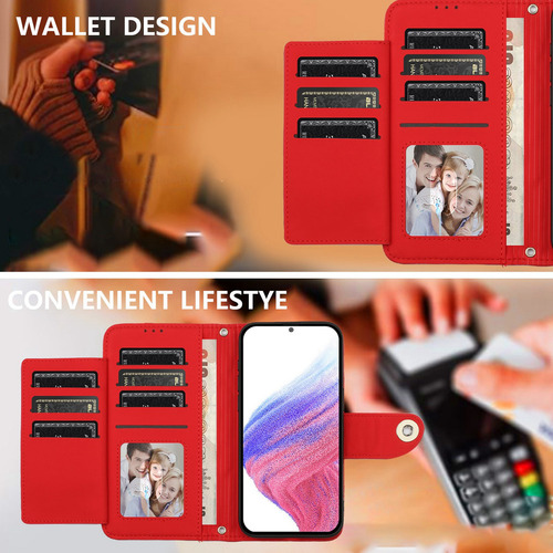 Z Funda De Piel Tipo Cartera Para Motorola E15 E14 E13