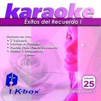 Cd+g Karaoke K-box Éxitos Del Recuerdo I
