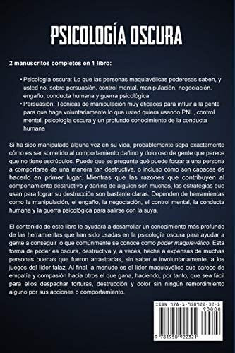 Imagen 2 de 2 de Libro Psicología Oscura Control Mental Edición Ilustrada