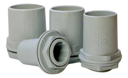comprar Conector Para Caño Rígido\u002Fcorrugado Pvc 20mm-3\u002F4´ Genrod X50