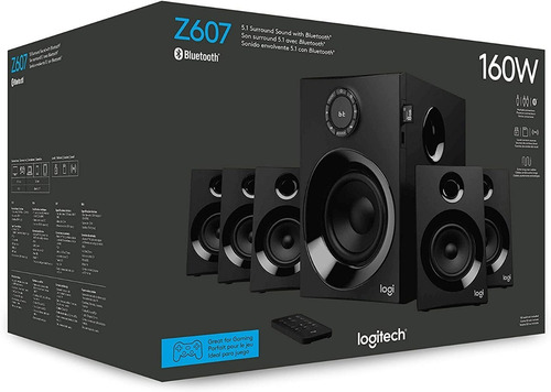Imagen 3 de 5 de Bocinas Bluetooth Logitech Z607 5.1 Usb Micro Sd Radio Fm