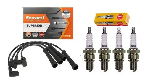 Kit Cables + Bujias Ngk Renault Kangoo 1.6 8v 08 09 10 11 12