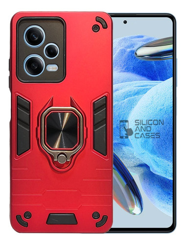 Carcasa Para Xiaomi Redmi Note 12 Pro 5g Antigolpe Anillo 