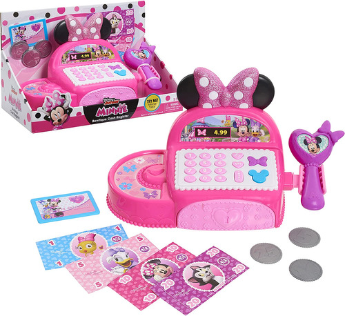 Just Play - Caja Registradora Disney Junior Minnie Mouse Bow