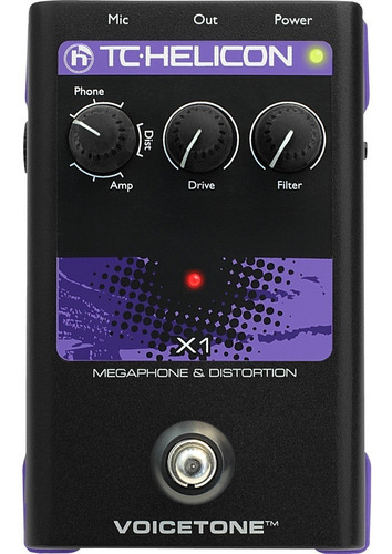 Procesador T.c. El. Voice Tone X1 Color Negro