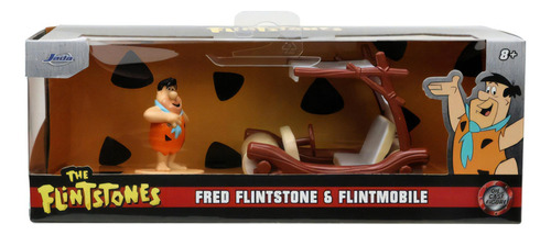 Jada 1:32 Os Flintstone Picapiedras Fred Troncomovil