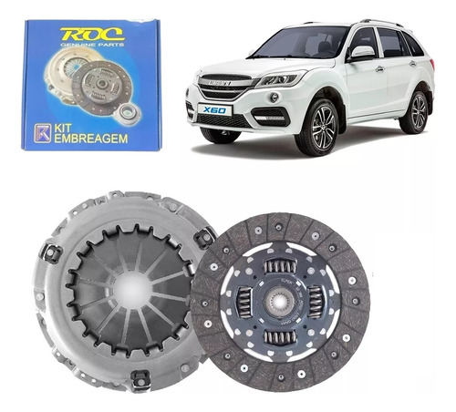 Kit Embreagem Plato E Disco Lifan X60 1.8 16v Ré Pra Frente