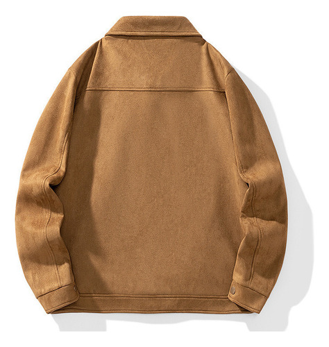 Jaqueta De Camurça Masculina Jaqueta Casual De Inverno