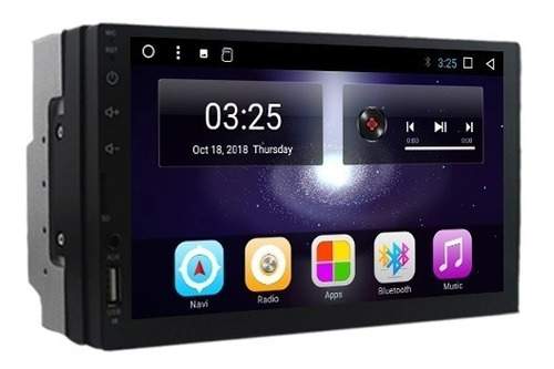 Auto Radio Android 2 Din 7 Pulgadas 2gb Ram Wifi Gps 1.6ghz