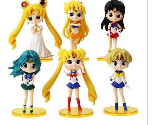 Sailor Moon Set 6 Figuras