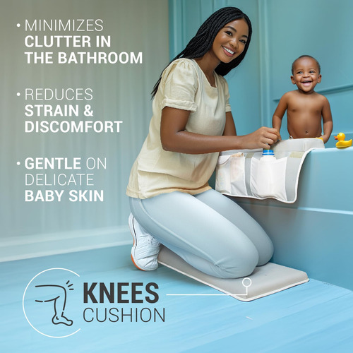 Colsen Baby Bath Bath Kneeler Y El Codo Set De Almohadilla D