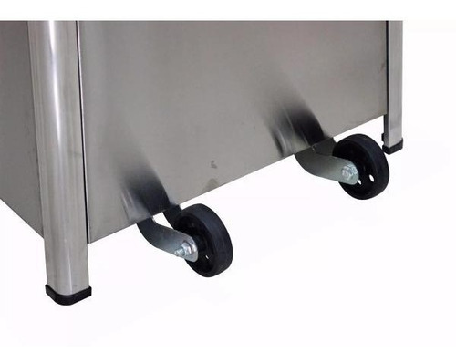 Imagen 2 de 3 de Calefactor Exterior Piramide Lusqtoff Acero JK-1010