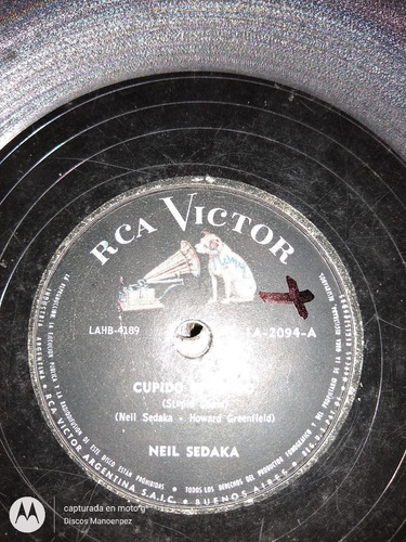 Pasta Neil Sedaka Rca Victor C106