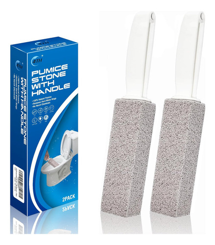 Piedra Pomez Para Limpiar Inodoros, Azulejos, Gris Pack 2u 4TH PUMICE-00