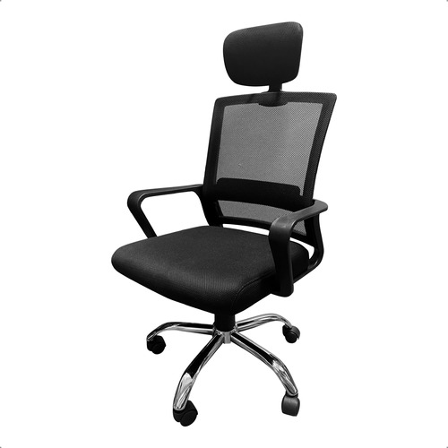 Silla Oficina Mesh Ergonomica Apoya Cabeza Ajustable Lumbar