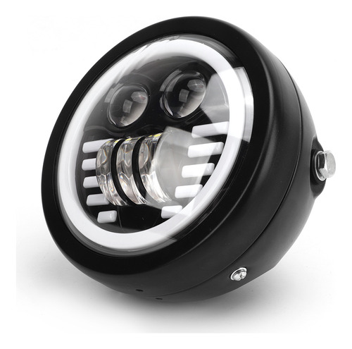 Faro Led Halo De 12 V Y 6,5 Pulgadas Para Motocicleta, 1280