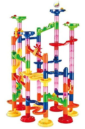 Marble Run Race Coaster Set, Elongdi Marble Run Railway Toys