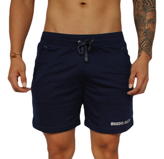 *** Pantaloneta, Short Largo Medio De Gym, Casual De Hombre