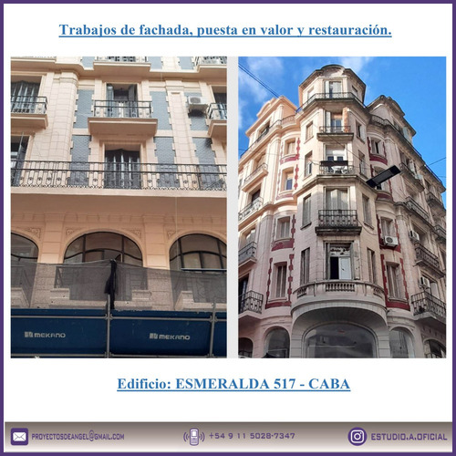 Pintura Y Restauracion De Fachadas, Medianeras, Exteriores