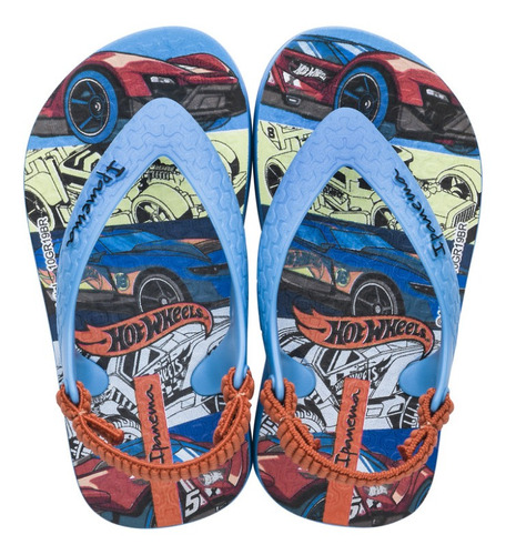 Ipanema Hot Wheels Baby 26071 - Chinelo Infantil Baby Menino