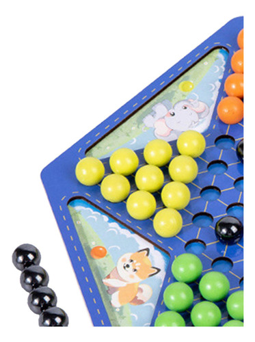 Wooden Chinese Checkers Magnetic Chess Game 2 In 1 For Kids