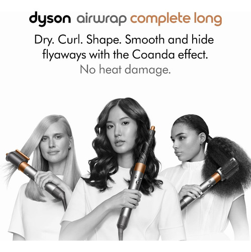 Dyson Airwrap Multi-styler Completo Largo | Níquel/cobre