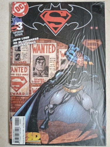  Dc Superman / Batman Lote De 6 Enemigos Públicos 295 C/u