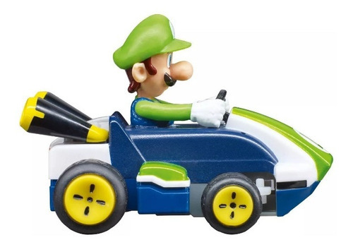 Set Mario Kart Rc Portable Luigi Carrera Nintendo - Luigi