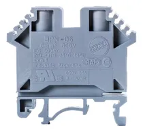 Comprar Borne De Paso Riel Din Bpn 6mm Bpn-06  Zoloda Pack X10 