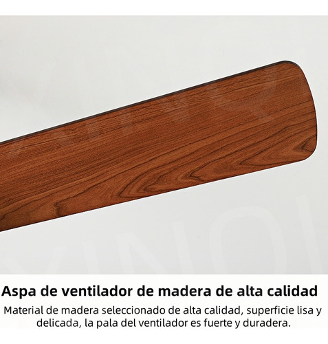 Lámpara Ventilador Abanico Techo Con Luz Led Y Remoto 52in
