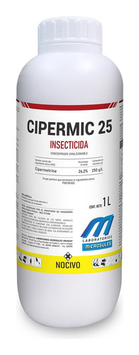 Insecticida Cipermic 25 1 Lt